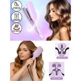 MMctech Curlylife Tb 2053 LED Göstergeli Seramik Su Dalgası Wag Saç Maşası Mor