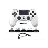 MMCTECH Kablosuz Oyun Kolu Playstation 4 PC TV Tablet Uyumlu Wireless Bağlantı Özelliği - Beyaz