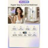 MMctech Mini Profesyonel Iyonlu Saç Kurutma ve Fön Makinesi Ultra Sessiz ve Hızlı Kurutma