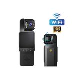 Mmctech Mini WIFI IP65 Su Geçirmez Spor Kameraları - 1,54" 1080p HD Bisiklet Vlog Video Kaydedici Göğüs Montajı ms010