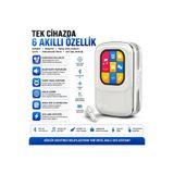 Mmctech Talkie One Aı Large Model Akıllı Kulaklık ve Dokunmatik Ekranlı Şarj Kutusu – Çeviri, Hoparlör, Sesli Asistan, Bluetooth 6.0