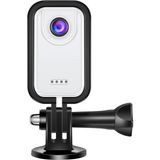 MMctech Vlog Seyahat ve Günlük Video Çekimleri Için Mini Vücut Aksiyon Kamerası - Beyaz