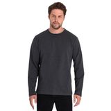 MMETALIC Erkek Antrasit Çift Bisiklet Yaka Standart Rahat Kesim Sweatshirt M