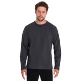 MMETALIC Erkek Antrasit Çift Bisiklet Yaka Standart Rahat Kesim Sweatshirt XXL