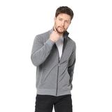 MMETALIC Erkek Antrasit Uzun Kollu Önü Fermuarlı Hırka MTLCE8293-Antrasit 2XL