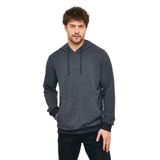 MMETALIC Erkek Sweatshirt Kapüşonlu Cepli Regular Fit (ANTRASİT/XL)