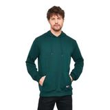 MMETALIC Koyu Yeşil Erkek Kapüşonlu Kanguru Cepli Sweatshirt (yeşil/S)