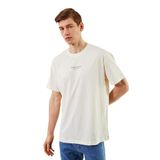 MMETALIC Leo Erkek Oversize Tshirt%100 Pamuk Bisiklet Yaka Baskı Detaylı Basic Tişört MTLCE81 M