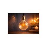 MMinora CATA CT-4286 Rustik LED Ampul G95 9W E27 Amber 2700K Vintage Filament Dekoratif Ampul 850 lm