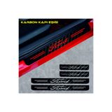 mmkul Ford Focus İçin özel yeni uyumlu Aksesuar Oto Kapı Eşiği özel yeni sticker Karbon 4 Adet