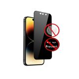 MMP SHOP Apple iphone 15 Plus Hayalet Ekran Koruyucu Seramik Mat Gizli Tam Kaplayan Kırılmaz (Kamera Açık)