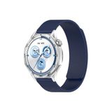 MMP SHOP Huawei Watch Gt2 Pro/Gt3 Pro/ Gt4 / Gt5 Pro / Gt6 / Gt6 Pro 46Mm İle Uyumlu Desenli Manyetik Spor Kordon Lacivert