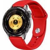 MMP Shop Huawei Watch Gt3 / Gt4 / Gt5 / Gt6 / GT6 Pro 46MM Uyumlu 22MM Jel Silikon Kordon - Hw Gt-Gt2-Gt3-Gt4-Gt5 Pro 46mm - Kırmızı