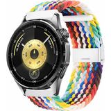 MMP Shop Huawei Watch Gt3 / Gt4 / Gt5 / Gt6 / GT6 Pro 46MM Uyumlu 22MM Metal Klipsli Örgü Kordon - Gökkuşağı - Hw Gt3-Gt4-Gt5-GT6 Pro 46mm