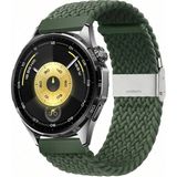 MMP Shop Huawei Watch Gt3 / Gt4 / Gt5 / Gt6 / GT6 Pro 46MM Uyumlu 22MM Metal Klipsli Örgü Kordon - Haki - Hw Gt3-Gt4-Gt5-GT6 Pro 46mm