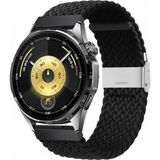 MMP Shop Huawei Watch Gt3 / Gt4 / Gt5 / Gt6 / GT6 Pro 46MM Uyumlu 22MM Metal Klipsli Örgü Kordon - Siyah - Hw Gt3-Gt4-Gt5-GT6 Pro 46mm