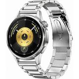 MMP Shop Huawei Watch GT3 / GT4 / GT5 / GT6 / GT6 Pro 46mm Uyumlu 22mm Paslanmaz Çelik Akıllı Saat Kordonu - Gümüş - HW GT3 / GT4 / GT5 / GT6 / GT6 Pro 46mm