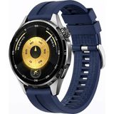 MMP Shop Huawei Watch Gt3 / Gt4 / Gt5 / Gt6 / Gt6 Pro 46MM Uyumlu Tokalı Yumuşak Silikon Akıllı Saat Kordonu - Lacivert - HW Watch GT3/4/5/6 46mm