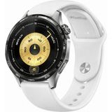 MMP Shop Huawei Watch Gt3 / Gt4 / Gt5 / Gt6 / GT6 Pro / GT7 / GT7 Pro 46MM Uyumlu 22MM Jel Silikon Kordon - Beyaz - HW GT3/4/5/6/7 Pro 46mm