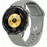 MMP Shop Huawei Watch Gt3 / Gt4 / Gt5 / Gt6 / GT6 Pro / GT7 / GT7 Pro 46MM Uyumlu 22MM Jel Silikon Kordon - Gri - HW GT3/4/5/6/7 Pro 46mm