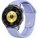 MMP Shop Huawei Watch Gt3 / Gt4 / Gt5 / Gt6 / GT6 Pro / GT7 / GT7 Pro 46MM Uyumlu 22MM Jel Silikon Kordon - Lila - HW GT3/4/5/6/7 Pro 46mm