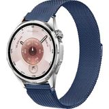 MMP Shop Huawei Watch Gt3 / Gt4 / Gt5 / Gt6 / GT6 Pro / GT7 / GT7 Pro 46MM Uyumlu Metal Örğü Hasır Manyetik Kordon - Lacivert - HW GT3/4/5/6/7 Pro 46mm