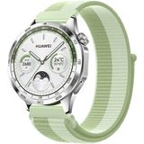MMP Shop Huawei Watch Gt4 / Gt5 / Gt5 Pro / Gt6 / Gt6 Pro 46MM Uyumlu Hasır Örgü Spor Cırtlı Kordon - Açık Yeşil - HW Watch Gt4/5/6 Pro 46mm