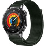 MMP Shop Huawei Watch Gt4 / Gt5 / Gt5 Pro / Gt6 / Gt6 Pro 46MM Uyumlu Hasır Örgü Spor Cırtlı Kordon - Haki - HW Watch Gt4/5/6 Pro 46mm