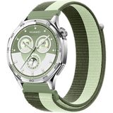 MMP Shop Huawei Watch Gt4 / Gt5 / Gt5 Pro / Gt6 / Gt6 Pro / GT7 / GT7 Pro 46MM Uyumlu Hasır Örgü Spor Cırtlı Kordon - Yeşil - HW Watch Gt4/5/6/7 Pro 46mm
