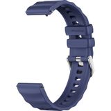 MMP Shop Huawei Watch Gt4 / Gt5 / Gt6 41 mm / Gt5 Pro 42 mm Uyumlu 18MM Tokalı Lansman Silikon Kordon - Lacivert