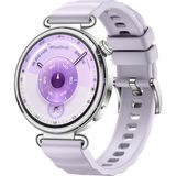 MMP Shop Huawei Watch Gt4 / Gt5 / Gt6 41 mm / Gt5 Pro 42 mm Uyumlu 18MM Tokalı Lansman Silikon Kordon - Lila