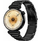 MMP Shop Huawei Watch Gt4 / Gt5 / Gt6 41 mm / Gt5 Pro 42 mm Uyumlu Ayarlanabilir Paslanmaz Çelik Akıllı Saat Kordonu - HW GT 4/5/6 41MM - Siyah