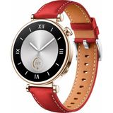 MMP Shop Huawei Watch Gt4 / GT5 / GT6 / GT7 41MM Uyumlu Yüksek Kalite Pu Deri Dikiş Detaylı Kordon - Mürdüm - HW GT4 / GT5 / GT6 / GT7 41mm