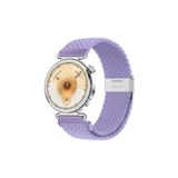 MMP SHOP Huawei Watch Gt6 / Gt5 / Gt4 41Mm / Gt5 Pro 42Mm İle Uyumlu Metal Klips Örgü Spor Kordon Lila