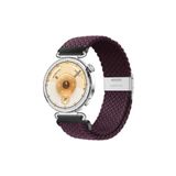 MMP SHOP Huawei Watch Gt6 / Gt5 / Gt4 41Mm / Gt5 Pro 42Mm İle Uyumlu Metal Klips Örgü Spor Kordon Mürdüm
