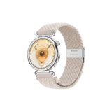 MMP SHOP Huawei Watch Gt6 / Gt5 / Gt4 41Mm / Gt5 Pro 42Mm İle Uyumlu Metal Klips Örgü Spor Kordon Starlight