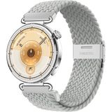 MMP Shop Huawei Watch GT7 / Gt6 / Gt5 / Gt4 41MM / Gt5 Pro 42MM Uyumlu Metal Klips Örgü Spor Kordon - Gri
