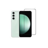 MMP SHOP Samsung Galaxy S23 Fe İle Uyumlu Tam Kaplayan Darbeye Dayanıklı Kırılmaz Cam Seramik Ekran Koruyucu