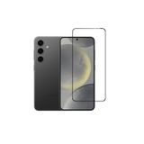 MMP SHOP Samsung Galaxy S24 Plus İle Uyumlu Tam Kaplayan Darbeye Dayanıklı Kırılmaz Cam Seramik Ekran Koruyucu
