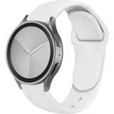 MMP Shop Samsung Galaxy Watch 4 5 6 7 Fe 40 40 44 Classic 42 43 46 47 mm Uyumlu 20MM Jel Silikon Kordon - SM Watch 4-5-6-7-Fe - Beyaz