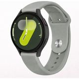 MMP Shop Samsung Galaxy Watch 4 5 6 7 Fe 40 40 44 Classic 42 43 46 47 mm Uyumlu 20MM Jel Silikon Kordon - SM Watch 4-5-6-7-Fe - Gri