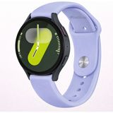 MMP Shop Samsung Galaxy Watch 4 5 6 7 Fe 40 40 44 Classic 42 43 46 47 mm Uyumlu 20MM Jel Silikon Kordon - SM Watch 4-5-6-7-Fe - Lila