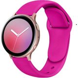 MMP Shop Samsung Galaxy Watch 4 5 6 7 Fe 40 40 44 Classic 42 43 46 47 mm Uyumlu 20MM Jel Silikon Kordon - SM Watch 4-5-6-7-Fe - Pembe