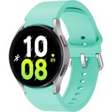 MMP Shop Samsung Galaxy Watch 4 5 6 7 Fe 40 40 44 Classic 42 43 46 47 mm Uyumlu Kavisli Silikon Kordon - SM Glx Watch 4-5-6-7-Fe - Açık Yeşil