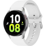 MMP Shop Samsung Galaxy Watch 4 5 6 7 Fe 40 40 44 Classic 42 43 46 47 mm Uyumlu Kavisli Silikon Kordon - SM Glx Watch 4-5-6-7-Fe - Beyaz