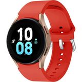 MMP Shop Samsung Galaxy Watch 4 5 6 7 Fe 40 40 44 Classic 42 43 46 47 mm Uyumlu Kavisli Silikon Kordon - SM Glx Watch 4-5-6-7-Fe - Kırmızı