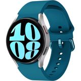 MMP Shop Samsung Galaxy Watch 4 5 6 7 Fe 40 40 44 Classic 42 43 46 47 mm Uyumlu Kavisli Silikon Kordon - SM Glx Watch 4-5-6-7-Fe - Petrol Mavi