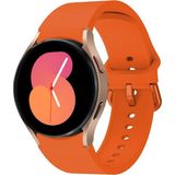 MMP Shop Samsung Galaxy Watch 4 5 6 7 Fe 40 40 44 Classic 42 43 46 47 mm Uyumlu Kavisli Silikon Kordon - SM Glx Watch 4-5-6-7-Fe - Turuncu