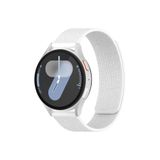 MMP SHOP Samsung Galaxy Watch 6/4 / 5/7 / Fe 40/42/44/46Mm İle Uyumlu 20Mm Desenli Manyetik Spor Kordon Beyaz