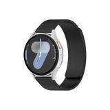 MMP SHOP Samsung Galaxy Watch 6/4 / 5/7 / Fe 40/42/44/46Mm İle Uyumlu 20Mm Desenli Manyetik Spor Kordon Siyah